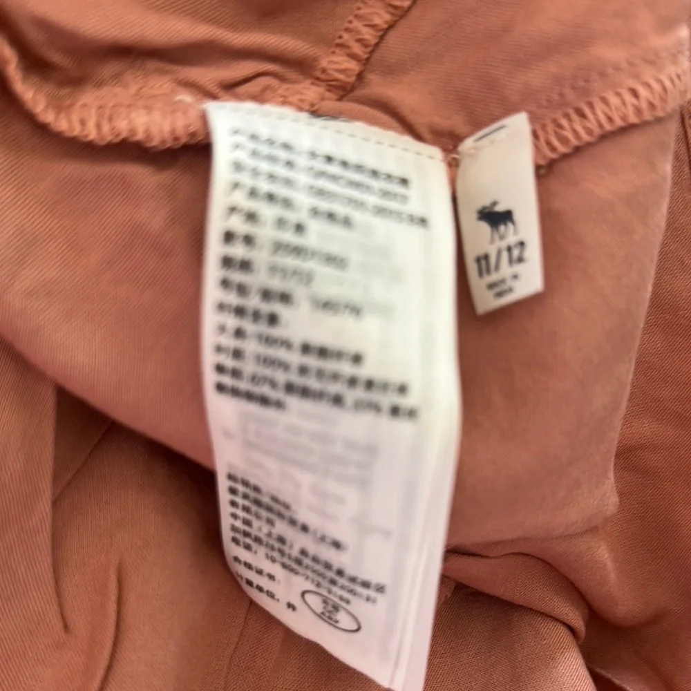 Abercrombie Kids Pink Ruffled Cocktail Dress